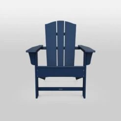Shawboro POLYWOOD Patio Adirondack Chair, Outdoor Furniture - Navy - Threshold™