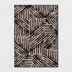 Abstract Lines Rug Black/Tan - Threshold™ 9 Abstract Lines Rug Black/Tan - Threshold™ -Threshold Home Decoration GUEST 43f5ce06 5a0c 455c 8ca2 29507ec11d70