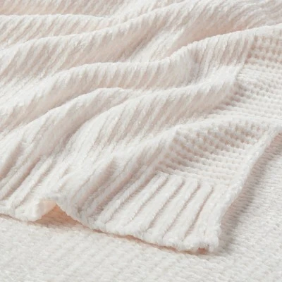 60"x80" Velvet Chenille Bed Throw - Threshold™ 2 60"x80" Velvet Chenille Bed Throw - Threshold™ - Image 2