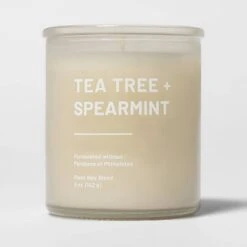Glass Jar Tea Tree And Spearmint Candle Beige - Threshold™ 8 Glass Jar Tea Tree And Spearmint Candle Beige - Threshold™ -Threshold Home Decoration GUEST 44b883d8 baee 4787 a74c 3d32a16e8b4f