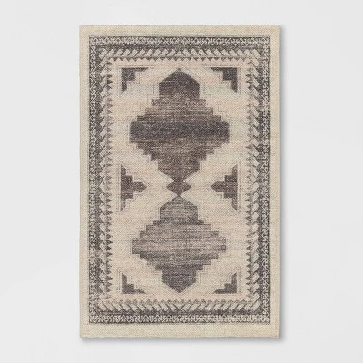 Cromwell Washable Printed Persian Style Rug Tan - Threshold™ 7 Cromwell Washable Printed Persian Style Rug Tan - Threshold™ - Image 7