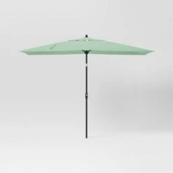10'x6' Rectangular Market Patio Umbrella - Black Pole - Threshold™ -Threshold Home Decoration GUEST 4832bf81 7697 4280 ac4b 6df2d225c879