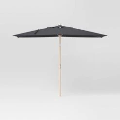 10'x6' Rectangular Market Patio Umbrella - Light Wood Pole - Threshold™ 28 10'x6' Rectangular Market Patio Umbrella - Light Wood Pole - Threshold™ -Threshold Home Decoration GUEST 4895440d 57b2 4054 9949 ec1dd94e5f67