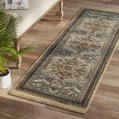 Floral Woven Accent Rug - Threshold 1 Floral Woven Accent Rug - Threshold