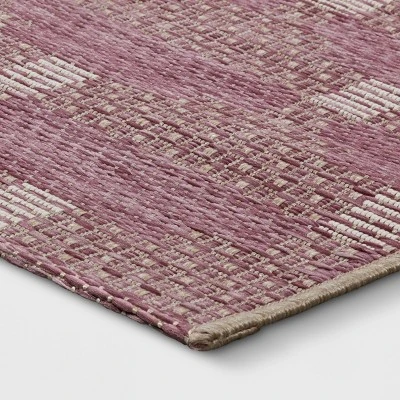Modern Tile Outdoor Rug Pink - Threshold™ 1 Modern Tile Outdoor Rug Pink - Threshold™