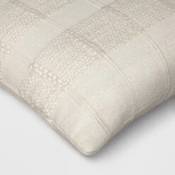 Textural Solid Square Throw Pillow Off-White - Threshold™ -Threshold Home Decoration GUEST 4d16579b 46b2 433b b8bd 82d8cf5ae1f6