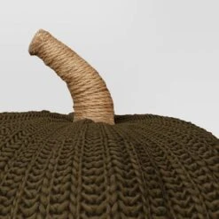 Knit Pumpkin With Jute Stem Novelty Throw Pillow - Threshold™ -Threshold Home Decoration GUEST 4ea2696c fcdc 4a77 ab1e 8ff6fc8e8ea8