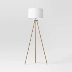 Ellis Tripod Floor Lamp Brass - Threshold™ -Threshold Home Decoration GUEST 523c462d c1c1 4a9a 898d 0d6924e5de05
