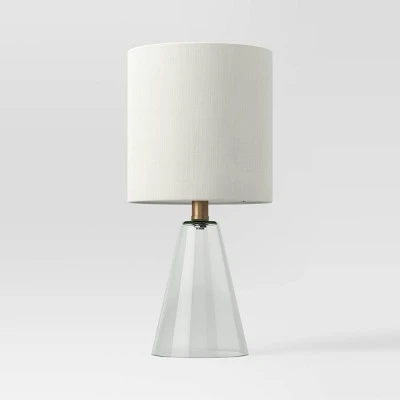 Glass Cone Mini Table Lamp Clear - Threshold™ 4 Glass Cone Mini Table Lamp Clear - Threshold™ - Image 4
