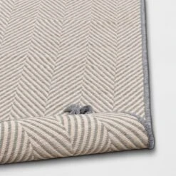 5' X 7' Herringbone Outdoor Rug Ivory/Cashmere Gray - Threshold™ Designed With Studio McGee -Threshold Home Decoration GUEST 557b60d7 6a54 41fa a341 881c14c0a970