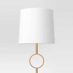 Metal Ring Floor Lamp Brass (Includes LED Light Bulb) - Threshold™ -Threshold Home Decoration GUEST 562caccf d902 40af 8c30 977005b51350