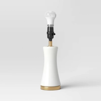 Small Opal Glass Lamp Base White - Threshold™ 5 Small Opal Glass Lamp Base White - Threshold™ - Image 5