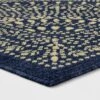 Butterfield Woven Novelty Area Rug Navy - Threshold™