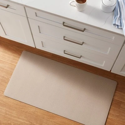 20" X 40" Low Profile Charmed Manor Patterned Polyurethane Kitchen Mat With Foam Rubber Backing - Threshold™ 1 20" X 40" Low Profile Charmed Manor Patterned Polyurethane Kitchen Mat With Foam Rubber Backing - Threshold™