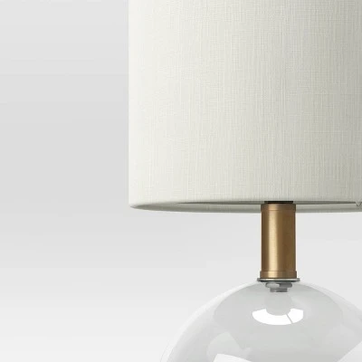 Glass Sphere Mini Table Lamp Clear - Threshold™ 3 Glass Sphere Mini Table Lamp Clear - Threshold™ - Image 3