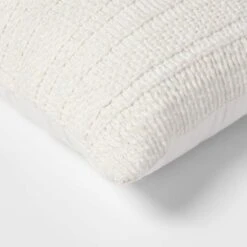 Oversized Textural Woven Throw Pillow Cream - Threshold™ -Threshold Home Decoration GUEST 5dd62727 eb6d 4c1e b97a c6462b17a8e4
