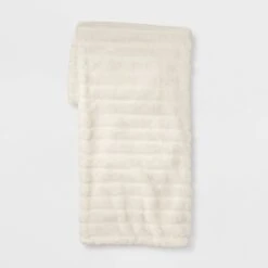Textured Faux Fur Reversible Throw Blanket - Threshold™ 13 Textured Faux Fur Reversible Throw Blanket - Threshold™ -Threshold Home Decoration GUEST 5e3b70f1 b4d9 457c b4f3 1bcdca1e25a3
