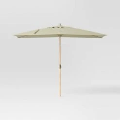 10'x6' Rectangular Market Patio Umbrella - Light Wood Pole - Threshold™ 39 10'x6' Rectangular Market Patio Umbrella - Light Wood Pole - Threshold™ -Threshold Home Decoration GUEST 5fb33983 be50 4af3 8602 ec3479445938