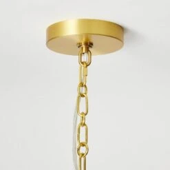 Reeded Glass Pendant Brass - Threshold™ Designed With Studio McGee -Threshold Home Decoration GUEST 60ed5016 65f8 438e bf2a 6c5f749d8bfe