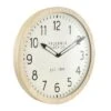 16" Wall Clock Wood - Threshold™