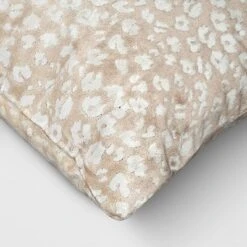 Velvet Jacquard Cheetah Lumbar Throw Pillow Beige - Threshold™ -Threshold Home Decoration GUEST 631c033c e418 4245 b880 30bc8a3ad03d