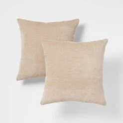 2pk Chenille Square Throw Pillows - Threshold™ 20 2pk Chenille Square Throw Pillows - Threshold™ -Threshold Home Decoration GUEST 64171842 af43 4a38 8959 787cd8bf87c2