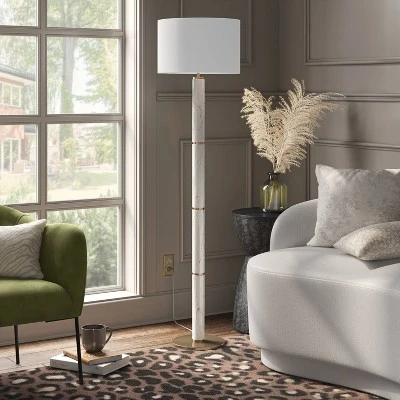 Faux Marble Stick Floor Lamp - Threshold™ 2 Faux Marble Stick Floor Lamp - Threshold™ - Image 2