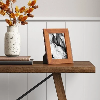 5" X 7" Vertical Sides Natural Frame Antique Wood - Threshold™ 1 5" X 7" Vertical Sides Natural Frame Antique Wood - Threshold™