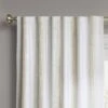 1pc 50"x63" Blackout Block Striped Window Curtain Panel White/Beige - Threshold™