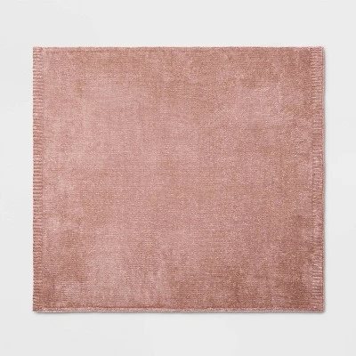 50"x60" Shiny Chenille Throw Blanket - Threshold™ 1 50"x60" Shiny Chenille Throw Blanket - Threshold™