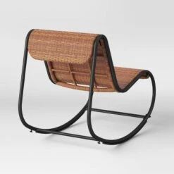 Wexler Wicker Rocking Chair - Black - Threshold™ 7 Wexler Wicker Rocking Chair - Black - Threshold™ -Threshold Home Decoration GUEST 674c4ead 3e78 4e84 ae15 1346e9637109