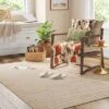 5'x7' Handloom Tufted Wool Area Rug Heathered Cream - Threshold™
