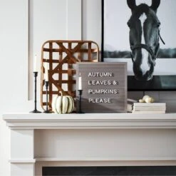 14"x 14" Wood Letterboard Gray - Threshold™ 6 14"x 14" Wood Letterboard Gray - Threshold™ -Threshold Home Decoration GUEST 699d8510 7f89 4295 a079 334b0e290c4f