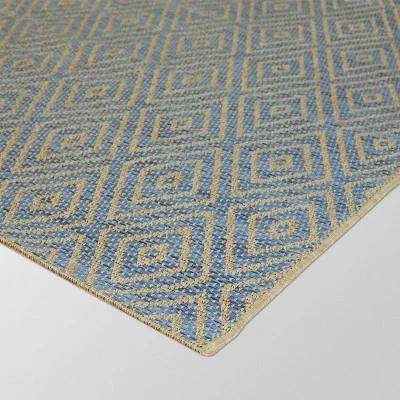 Prisma Diamond Outdoor Rug Gray - Threshold™ 1 Prisma Diamond Outdoor Rug Gray - Threshold™