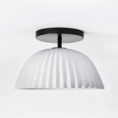 Scalloped Semi-Flush Mount Ceiling Light - Threshold™ Designed With Studio McGee 4 Scalloped Semi-Flush Mount Ceiling Light - Threshold™ Designed With Studio McGee - Image 4