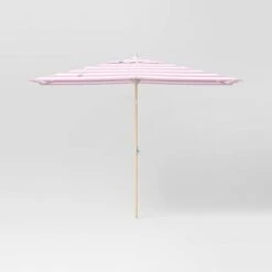 10'x6' Rectangular Market Patio Umbrella - Light Wood Pole - Threshold™ 31 10'x6' Rectangular Market Patio Umbrella - Light Wood Pole - Threshold™ -Threshold Home Decoration GUEST 6c33f0e5 b50a 42bd a2e7 95e40d06bf76
