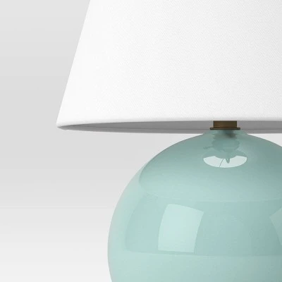 Round Table Lamp With Tapered Shade Blue - Threshold™ 3 Round Table Lamp With Tapered Shade Blue - Threshold™ - Image 3