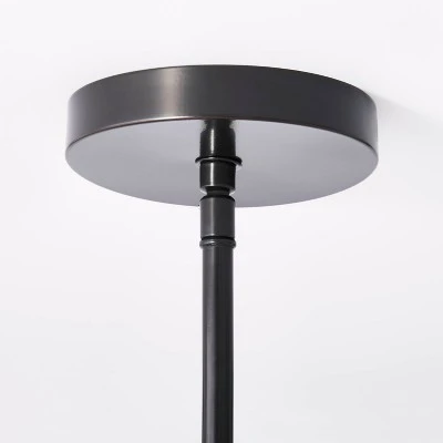 Metal Two Arm Shaded Chandelier Ceiling Light Black - Threshold™ Designed With Studio McGee 3 Metal Two Arm Shaded Chandelier Ceiling Light Black - Threshold™ Designed With Studio McGee - Image 3