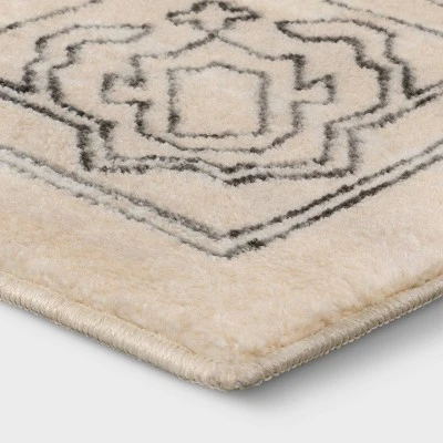 Plush Persian Style Area Rug Cream - Threshold™ 3 Plush Persian Style Area Rug Cream - Threshold™ - Image 3