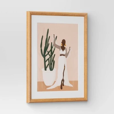 16" X 20" Beauty By Stormy Nesbit Glass/Wood Framed Wall Poster With Mat - Threshold™ 2 16" X 20" Beauty By Stormy Nesbit Glass/Wood Framed Wall Poster With Mat - Threshold™ - Image 2