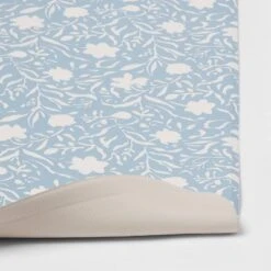 60" X 20" Floral Comfort Runner Mat Blue - Threshold™ 5 60" X 20" Floral Comfort Runner Mat Blue - Threshold™ -Threshold Home Decoration GUEST 6f9e8822 4bc9 4efa a40f b95c782d1456