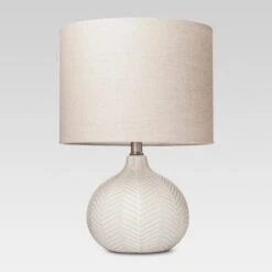 Textured Ceramic Accent Lamp Cream - Threshold™ -Threshold Home Decoration GUEST 755a0d43 5e83 4582 a96a d96f0a939760