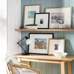 19.24" X 25.24" Matted To 8" X 10" Gallery Frame Natural Wood - Threshold™ Designed With Studio McGee