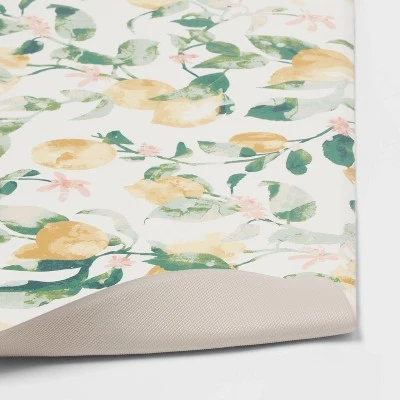 20" X 60" Lemons Printed Comfort Runner - Threshold™ 3 20" X 60" Lemons Printed Comfort Runner - Threshold™ - Image 3