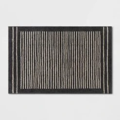 2'6"x4' Washable Knitted Stripe Accent Rug - Threshold™ -Threshold Home Decoration GUEST 7e13fd4e 0cc7 4dd3 bc07 7b6e94ae2fe6