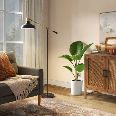 Crosby Schoolhouse Floor Lamp Black - Threshold™ 2 Crosby Schoolhouse Floor Lamp Black - Threshold™ - Image 2