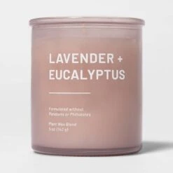 Glass Jar Lavender And Eucalyptus Candle - Threshold™ 8 Glass Jar Lavender And Eucalyptus Candle - Threshold™ -Threshold Home Decoration GUEST 809cac14 c554 458a 8774 49a2f6be7e7b
