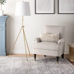 Millcreek Distressed Vintage Persian Rug Charcoal - Threshold™ Designed With Studio Mcgee