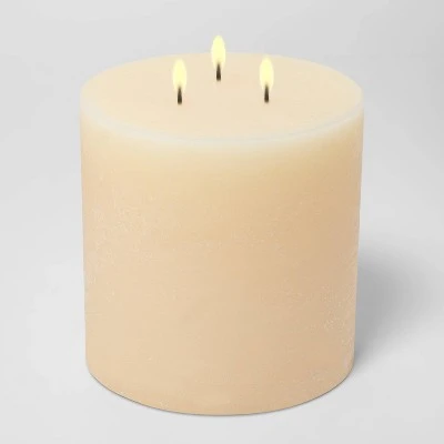 Pillar Vanilla Bean And Amber Candle - Threshold™ 1 Pillar Vanilla Bean And Amber Candle - Threshold™