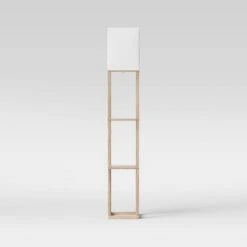 Alabaster Shelf Floor Lamp Light Brown - Threshold™ -Threshold Home Decoration GUEST 88089325 6dcb 4c41 84c8 e1ab34a5dc8b